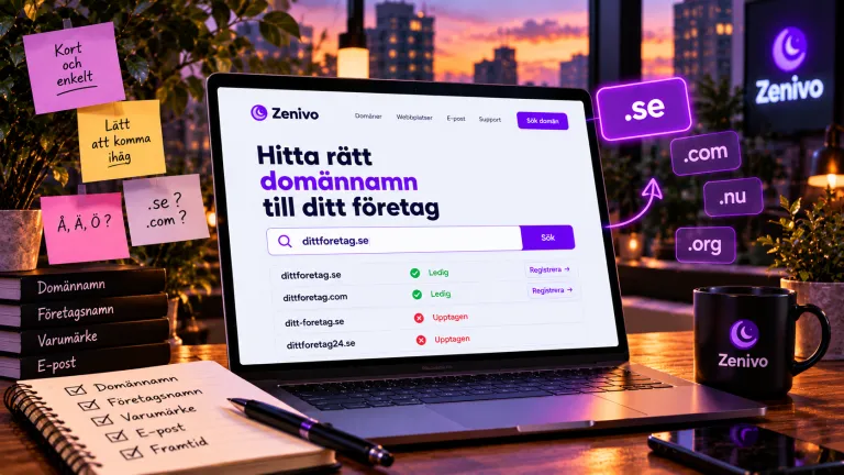 Ditt företagsnamn är ledigt – men är domänen ett bra val?