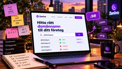 Ditt företagsnamn är ledigt – men är domänen ett bra val?