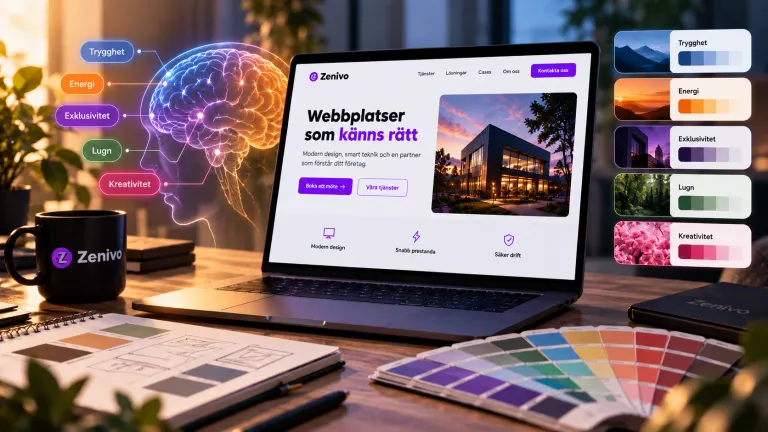 Färg och känsla – vad kommunicerar din webbplats?