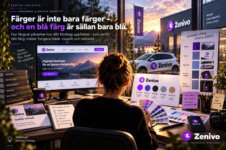 Färger är inte bara färger – och en blå färg är sällan bara blå