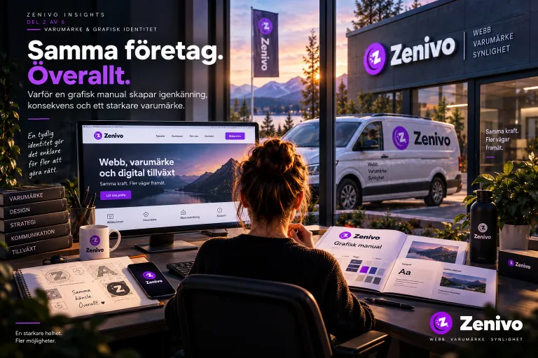 Varför behöver företag en grafisk manual? – När allt ska se ut som samma företag
