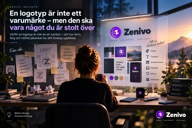 En logotyp är inte ett varumärke – men den ska vara något du är stolt över
