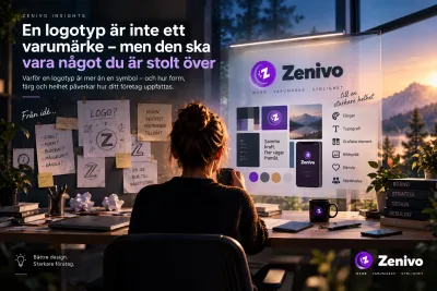 En logotyp är inte ett varumärke – men den ska vara något du är stolt över