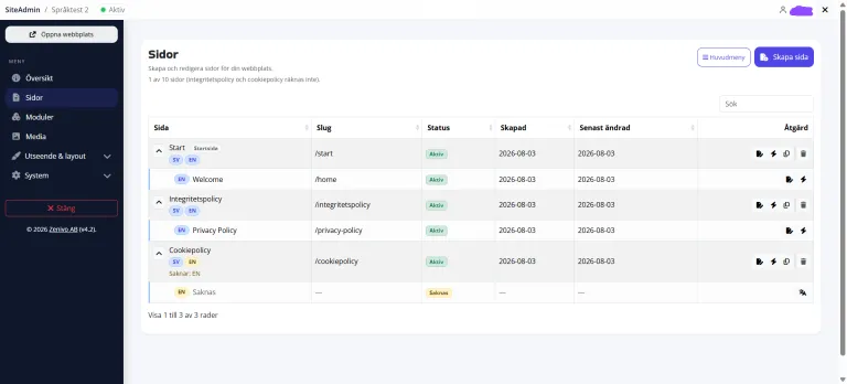 AI-&ouml;vers&auml;ttning av spr&aring;kversion i SiteAdmin