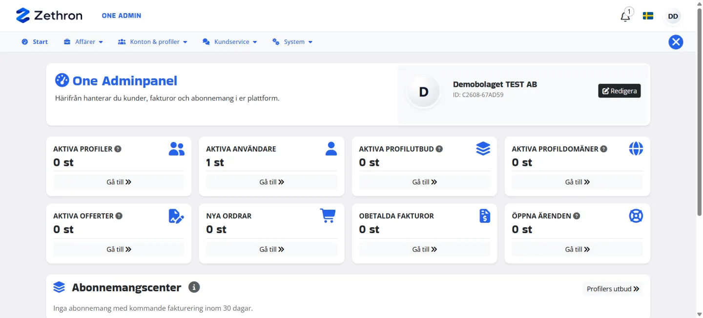 Offerings and portal for agencies