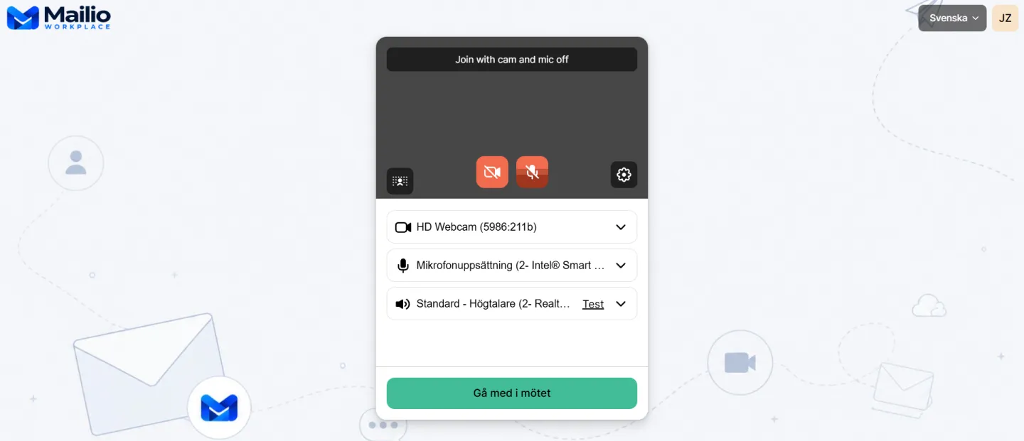 Mailio Meet Join